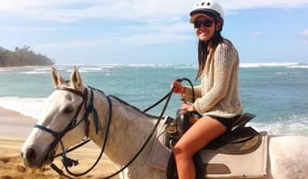 Sunshine Horseback Ride Hawaii Polo Trail Rides
