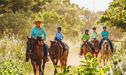 Sunset Horseback Experience Gunstock Ranch