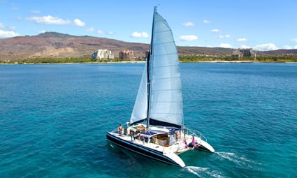 Catamaran Snorkel Sail Sunrise Ko Olina Ocean Adventures