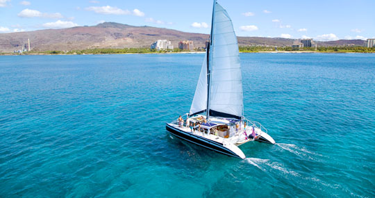 Catamaran Snorkel Sail Sunrise Ko Olina Ocean Adventures
